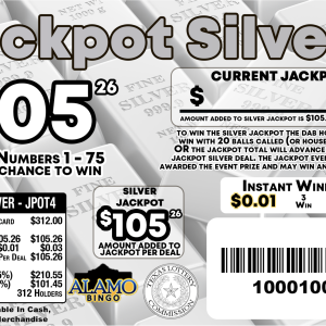 ALAMO: JACKPOT SILVER (314ct) GOLDEN EXCLUSIVE